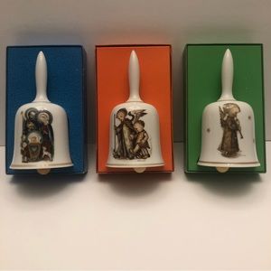 Schmid Bros.  Vintage Christmas Bells In Original Boxes 1972 1973 1974